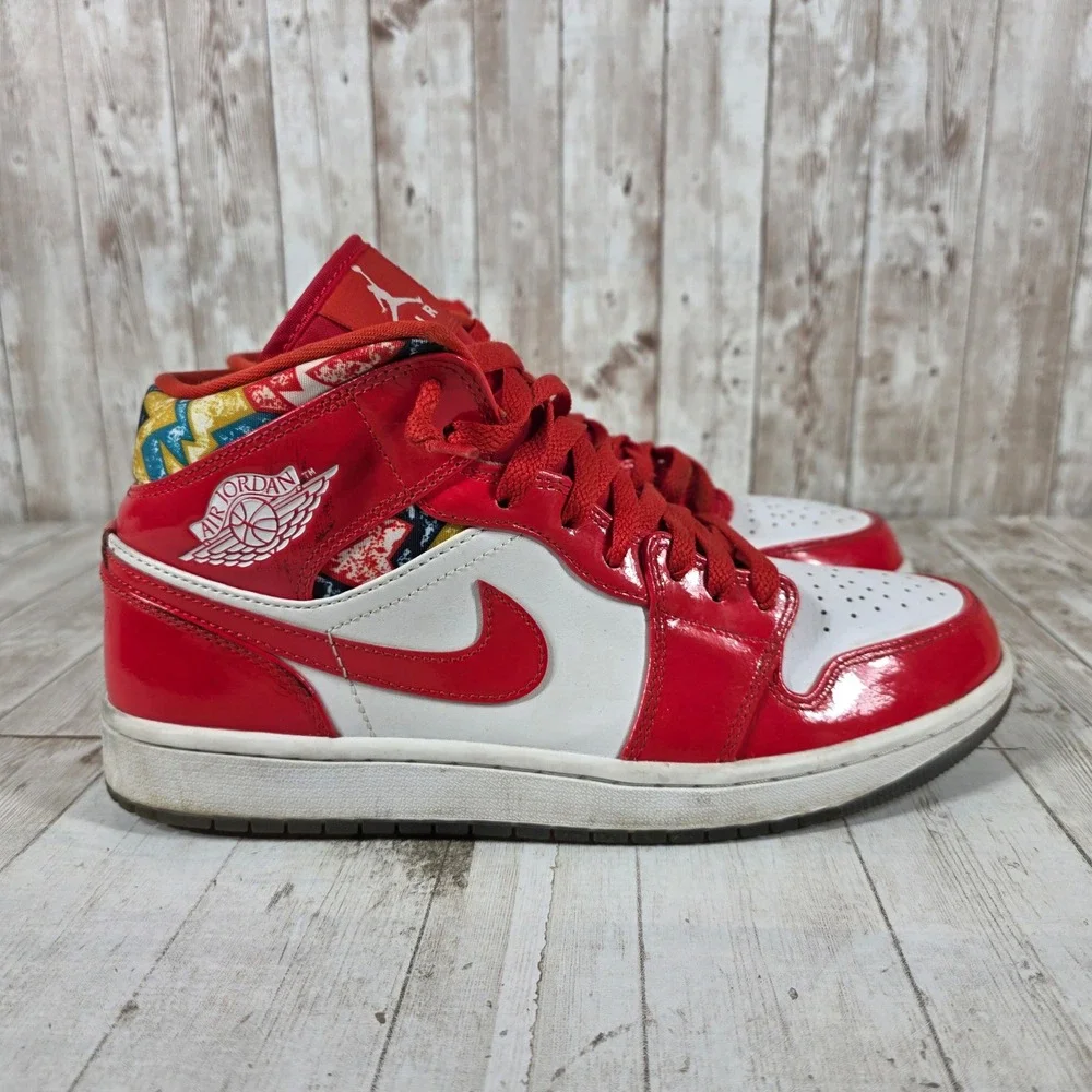 Jordan Air Jordan 1 Mid Chile Red White DC7294-600 Mens 9.5
